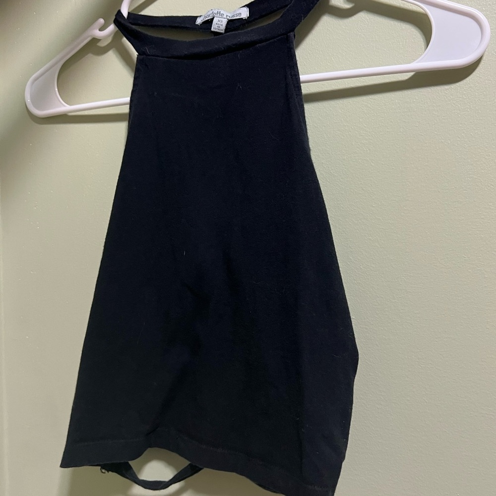 Open Back Crop Top